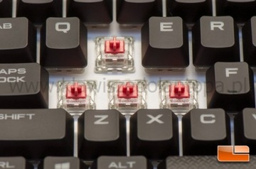 Оригинальные красные переключатели Cherry MX RGB