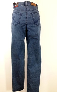Brandtex JEANS klasyczne spodnie jeansowe rurki 38
