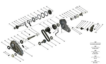 ПОДШИПНИКИ РЕДУКТОРА BMW X5 E53 ATC500 27107555297