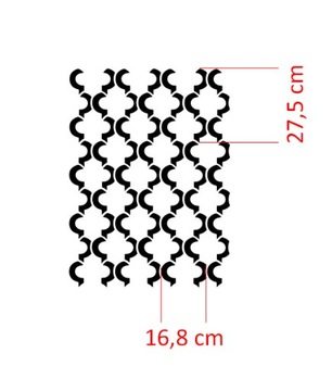 МАРОККАНСКИЙ трафарет для росписи стен SAFI