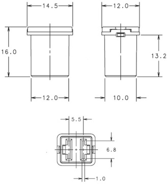 ПРЕДОХРАНИТЕЛЬ ДЛЯ ШКАФА MINI JAPVAL IMAGE JCASE 50A