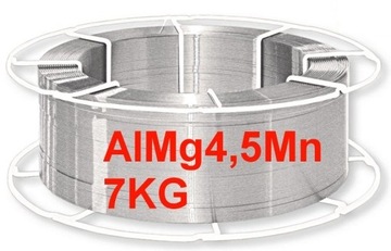 Drut aluminiowy AlMg 4,5 Mn aluminium 0,8mm 7,0kg