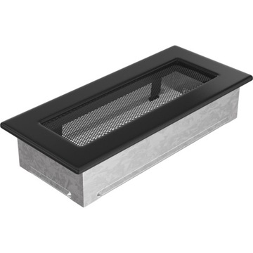 фото ориг. №8, Lattice fireplace chimney ventilation 11x24 black metal grid pocket