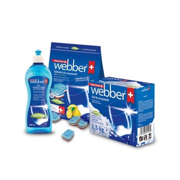 Tabletki Sól Nabłyszczacz do zmywarki Webber ECO