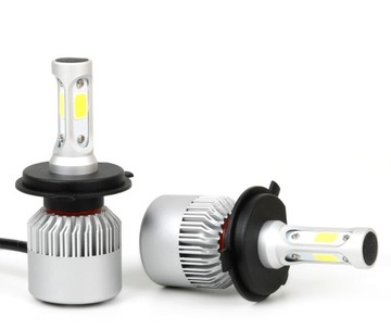 Żarówki LED H4 8000LM 36W 9-32V 6500K Dzień/Noc