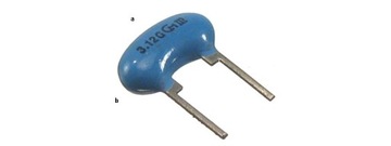 Rezonator ceramiczny 3.12 MHz - 2 sztuki