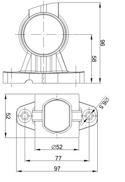 ЛАМПОЙ ГАБАРИТ СВЕТОДИОДНАЯ СВЕТОДИОД 3 ФУНКЦИЯ 12/24V  фото 7