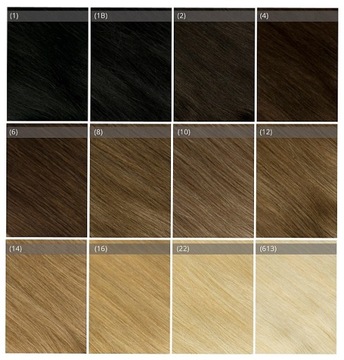 ВОЛОСЫ ДЛЯ КОЛЬЦЕВ МИКРО КОЛЬЦА ДЛЯ НАРАЩИВАНИЯ ВОЛОС 40 СМ 1B очень темно-коричневый