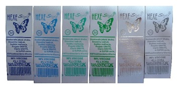Kolorowe cięte METKI WSZYWKI z Logo Satyna VIP eco