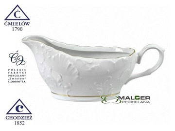 3604 СОУСНИК 500 мл Golden Line ROCOCO PORCELANA ĆMIELÓW MALCER