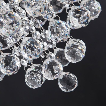 фото ориг. №4, Lantern shade crystalline round crystal london chrome 5xe14+ light bulb