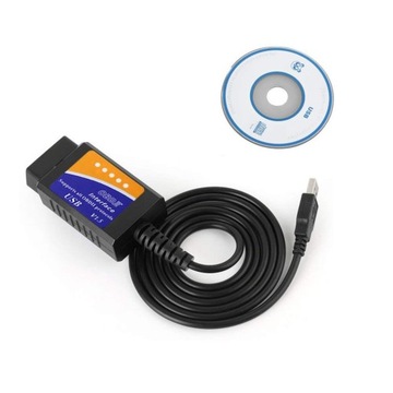 Кабельный интерфейс ELM327 OBD2 + CAN USB + ПРОГРАММА