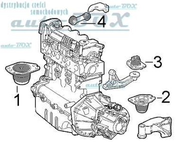 ALFA ROMEO 156 2,4 JTD JTDM ULOŽENÍ HORNÍ ŘADÍCÍ PÁKA DRŽÁK MOTORU