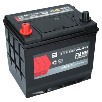 Akumulator FIAMM BLACK D23X60 12V 60Ah 540A (EN)