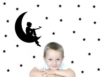 naklejki ścienne naklejka ścianę gwiazdki księżyc