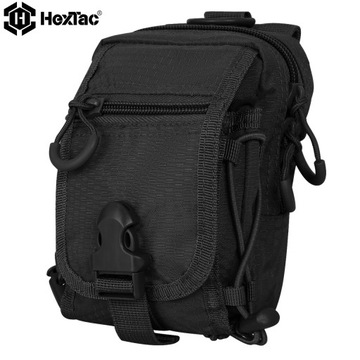 Сумка HEXTAC BELT MOLLE POUCH MIL-TEC POCKET, ЧЕРНЫЙ