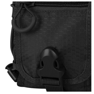 Сумка HEXTAC BELT MOLLE POUCH MIL-TEC POCKET, ЧЕРНЫЙ