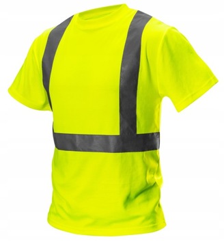 T-shirt ostrzegawczy, żółty, rozm. M NEO 81-732-M