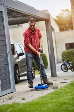 Nilfisk Patio Power T-racer для очистки лодыжки подъездной дороги до нильфиска Stihl