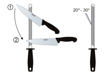 STALKA OSTRZAŁKA STALOWA 25 CM, OSKARD