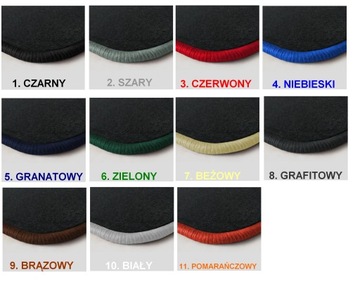 AUDI A3 2003-2012 8P ВЕЛЮРОВЫЕ КОВРИКИ ПЕРЕДНИЕ 7мм