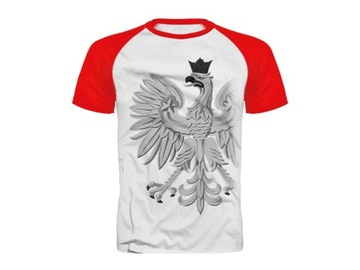 KOSZULKA T-SHIRT KIBICA POLSKA ORZEŁ GODŁO R. XL
