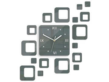 ModernClock Римские серые настенные часы своими руками