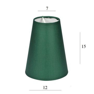 LAMPSHADE green 2S 12/15h Абажур интенсивного бутылочно-зеленого оттенка