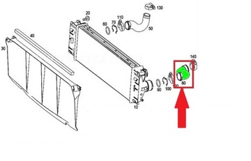 ТРУБКА ИНТЕРКУЛЕРА MERCEDES SPRINTER W906 2.2 CDI