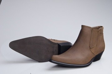 КОВБОЙСКИЕ БОТИНКИ модель К-620 Кожа, размеры 39-46, молния