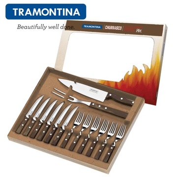 TRAMONTINA 14 шт. Столовые приборы POLYWOOD BBECUE GRILL