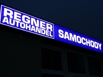 Рекламный короб 600х100 см с графикой LED МОДУЛИ