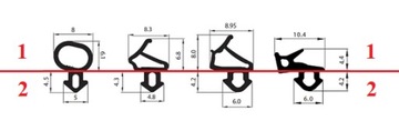 Уплотнитель оконный уплотнитель S-1113