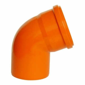 KANALIZACJA KOLANO PCV KOLANKO 160 mm 67 STOPNI