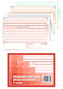 DRUK POLECENIE PRZELEWU 1+3 A6 EMEKO