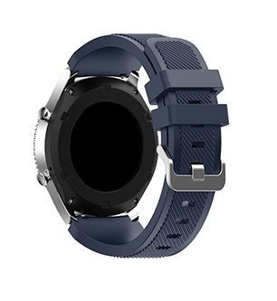 SAMSUNG GEAR S3 PASEK SILIKONOWY GUMOWY dark blue