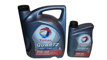 OLEJ TOTAL QUARTZ INEO LONG LIFE 5W30 6L FILTRY