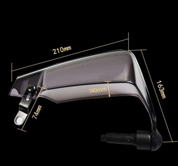 НАРУЧНИКИ УНИВЕРСАЛЬНЫЕ ДЛЯ МОТОЦИКЛОВ, ЧЕРНЫЕ