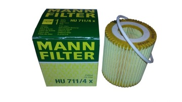 FILTR OLEJU MANN HU711/4X FIAT OPEL ALFA ROMEO