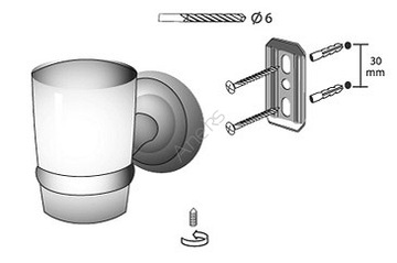 Кружка Bisk DECO с подставкой 00407