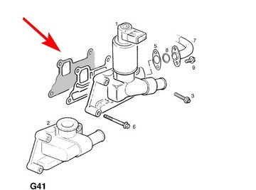 Заглушка EGR OPEL 1.0 1.2 1.4 Astra H Corsa B/C