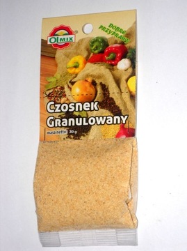CZOSNEK GRANULOWANY 30g suszony intensywny wysoka jakość + NIESPODZIANKA