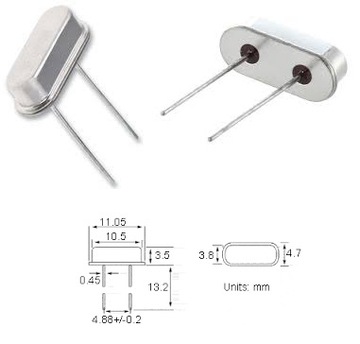 ART Kwarc 11,0592MHz NISKI HC49S Cena za 2szt