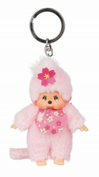 Monchhichi 242467 Brelok 11cm Małpka różowa