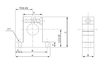 SK08 CNC SK 08 Линейная опора конца вала