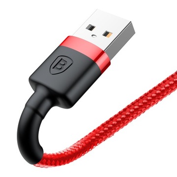 USB-кабель Baseus Cafule Lightning 0,5 м красный