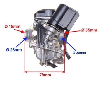 НОВЫЙ РАЗБЛОКИРОВАННЫЙ КАРБЮРАТОР 4T GY6 КИТАЙСКИЙ 4T СКУТЕР