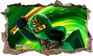 Наклейка на стену LEGO NINJAGO 3D XXL