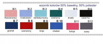 Fartuch, Bluza dwukolorowa BAWEŁNA r.3XL