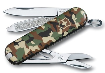 Victorinox 0.6223.94, scyzoryk Classic SD Camo, 58 mm, 7 funkcji